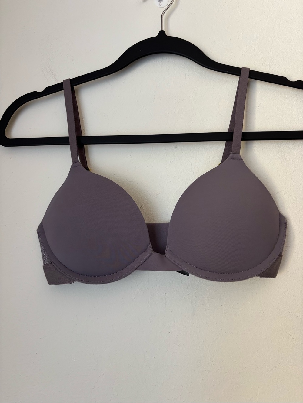 Pepper Lift Up Bra Size 32B Purple Underwire Padded Push Up Adjustable Straps